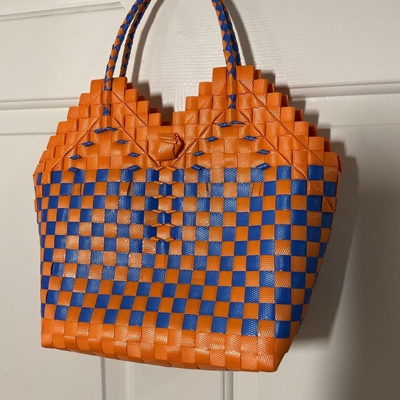 Checkered Tote Bag - Picture 4 of 12